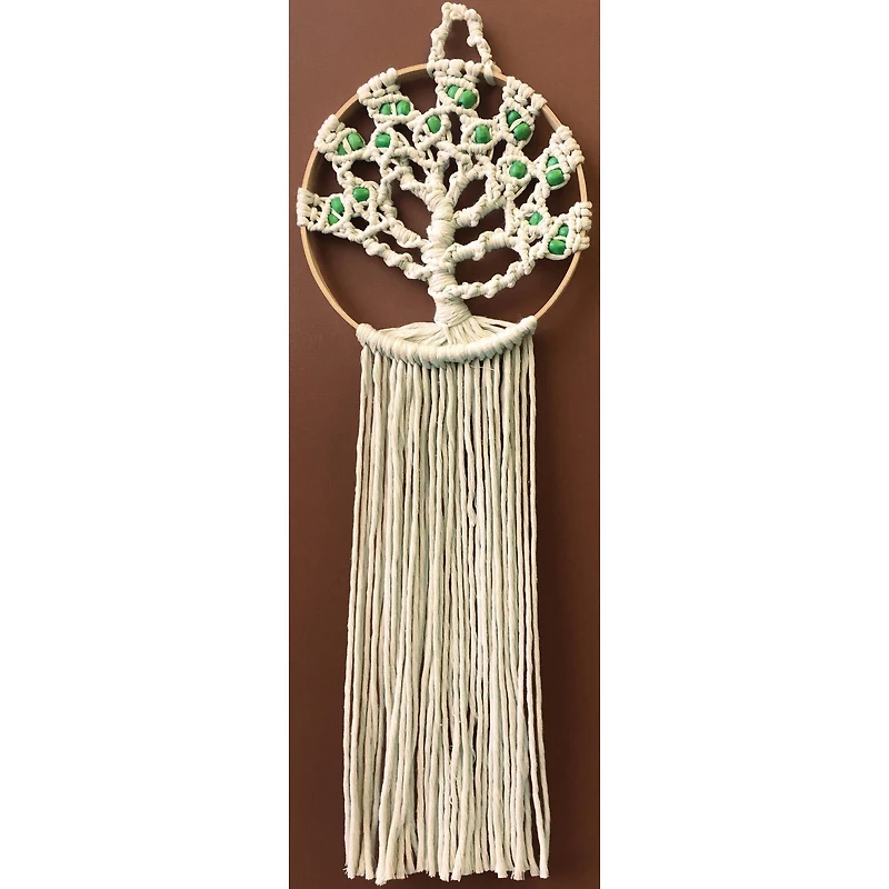 Design Works™ Zenbroidery™ Tree Of Life Macramé Wall Hanging Kit
