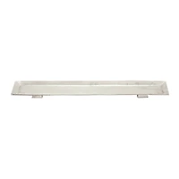 35'' Silver Aluminum Contemporary Tray
