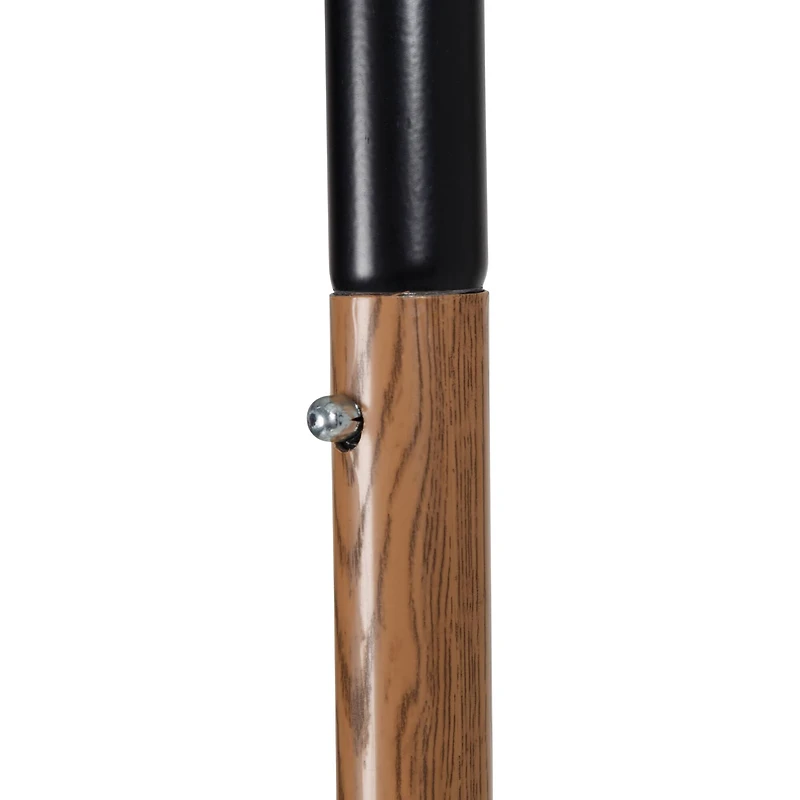 Honey Can Do Black Single Garment Rack with Shoe Shelf & Hanging Bar