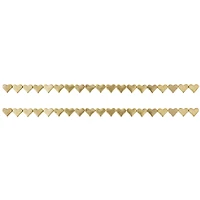 12 Pack: Gold Metal Heart Beads, 6mm by Bead Landing™