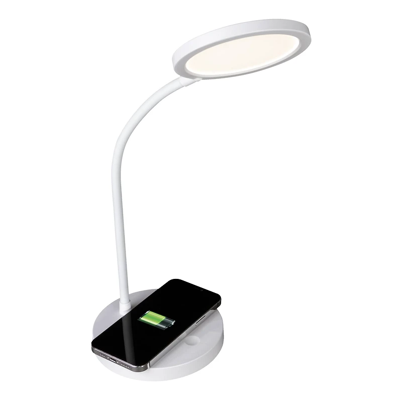 Good Housekeeping by OttLite Circular LED Desk Lamp