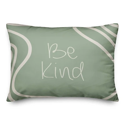 Sage Be Kind Throw Pillow