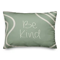Sage Be Kind Throw Pillow
