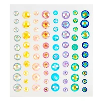 12 Packs: 72 ct. (864 total) Iridescent Pastel Rhinestone Stickers by Recollections™