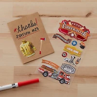 Firefighter Dimensional Stickers by Recollections™