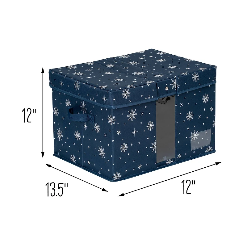 18" x 12" Honey Can Do Deluxe Holiday Storage Box