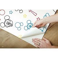RoomMates Disney® Mickey Mouse Line Art Peel & Stick Wallpaper