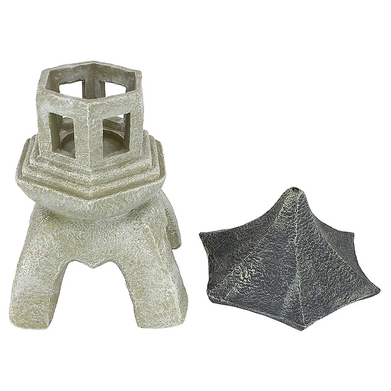 Design Toscano® 17.5" Large Pagoda Lantern Sculpture, 2ct.