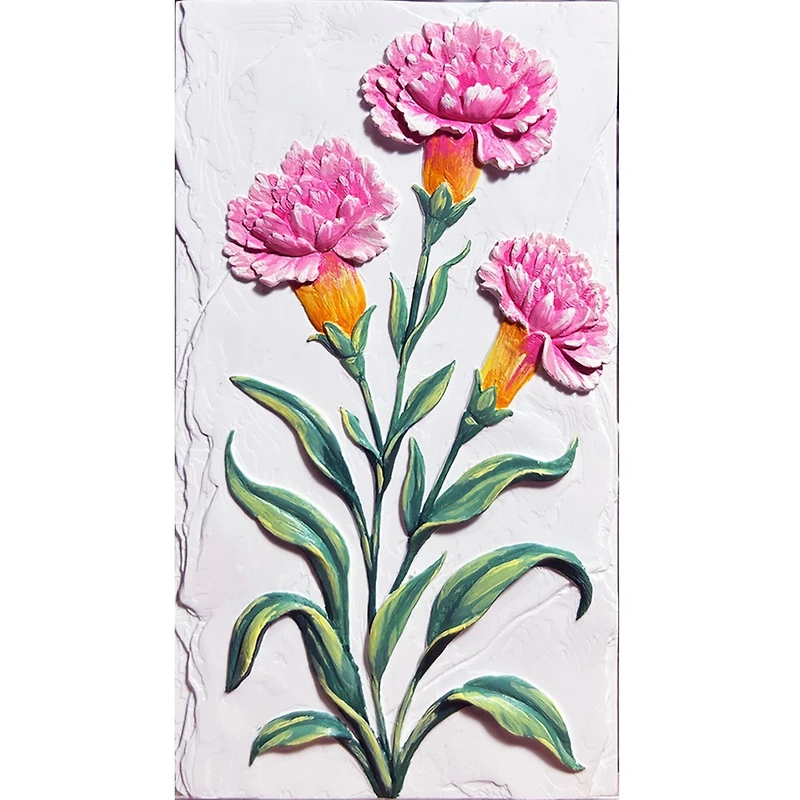 Carnations Relief Painting Kit by Artist's Loft®