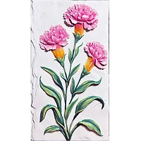 Carnations Relief Painting Kit by Artist's Loft®