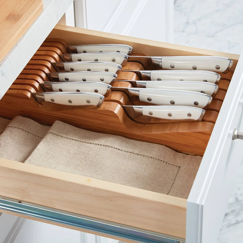 Sabatier 11-Slot Bamboo In-Drawer Knife Organizer