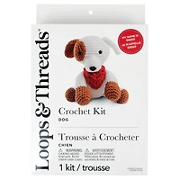 6 Pack: Intermediate Dog Amigurumi Crochet Kit by Loops & Threads®