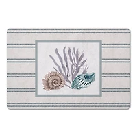 Snail and Banded Tulip Shell 18" x 27" Floor Mat