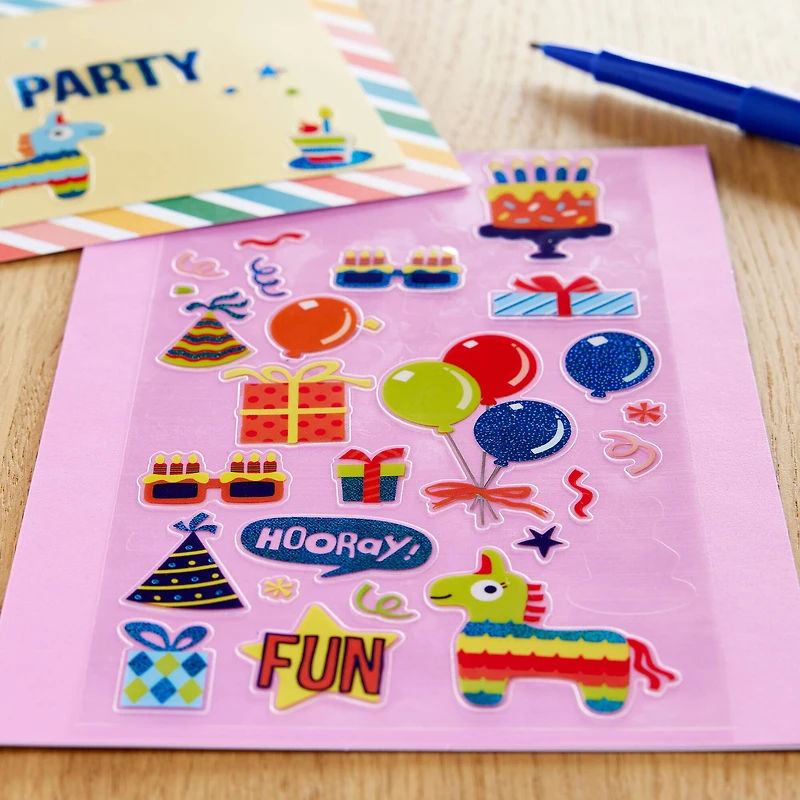 12 Pack: Birthday Party Stickers by Recollections