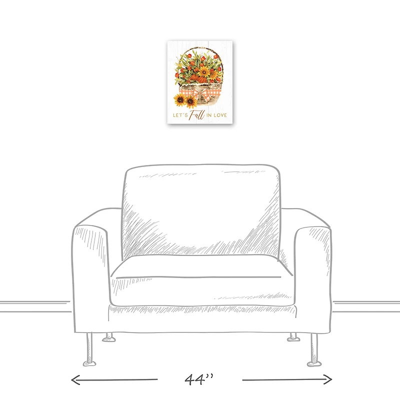 Let's Fall In Love Canvas Wall Art