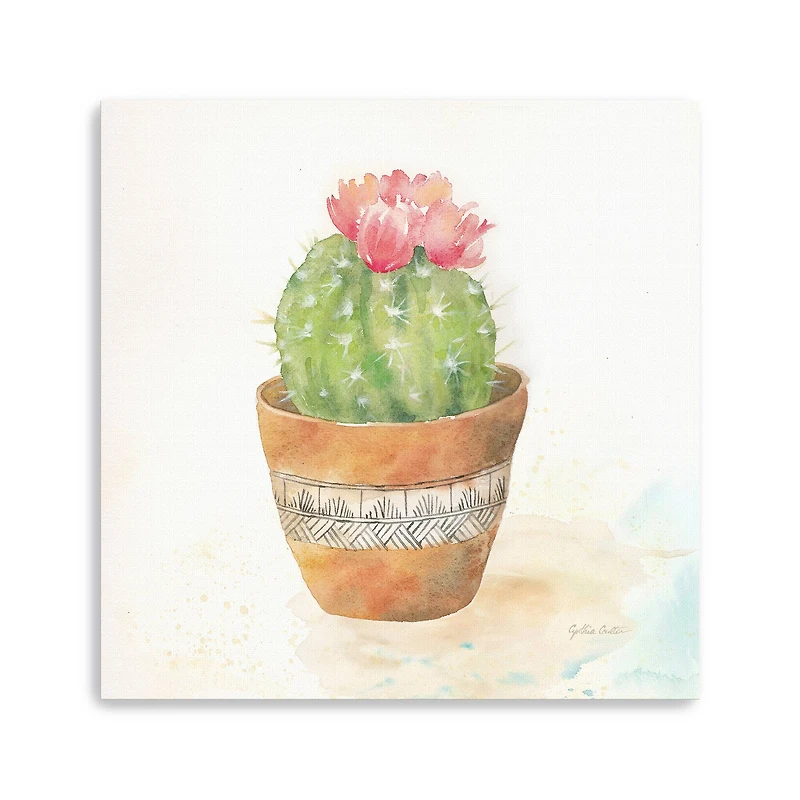 Cactus Pots IV Canvas Giclee