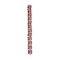 Red & Silver Bow Accented Beads, 10mm by Bead Landing™