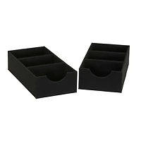 Household Essentials 3-Compartment Drawer Organizers