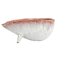 Hello Honey® 6.5" Berry Stoneware Footed Bowl