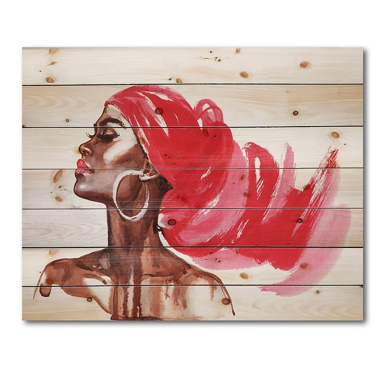 Designart - Portrait of African American Woman IX