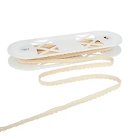 0.37" Ivory Scalloped Crochet Lace Trim by Celebrate It®