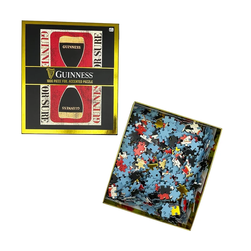 Guinness Foil Accented Puzzle - Retro: 1000 Pcs
