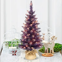 3ft. Pre-Lit Fashion Artificial Christmas Tree, Clear Lights
