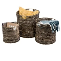Honey Can Do Costal Collection Nesting Geo Basket Set