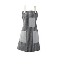 DII® Gray Fresh Stripe Pantry Apron