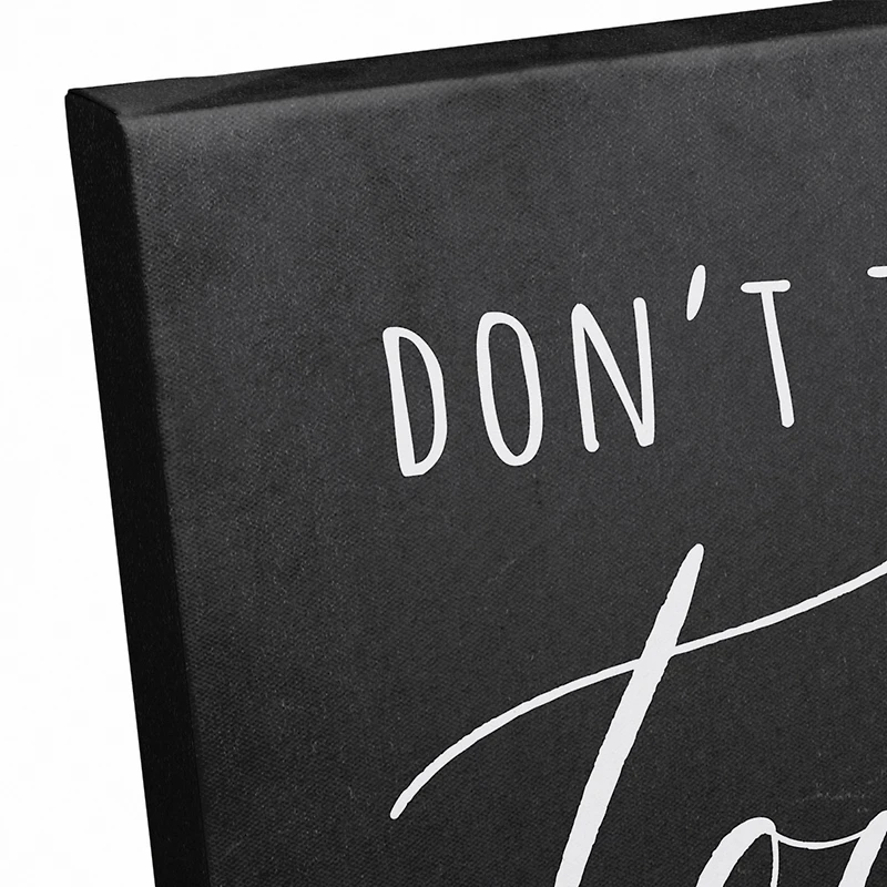 Don't Throw In The Towel 12" x 12" Canvas Wall Art