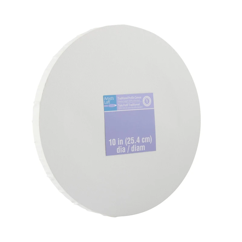 Level 1 Round Traditional Profile Canvas by Artist's Loft