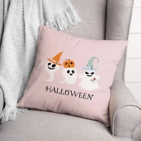Halloween Ghosts 18" x 18" Spun Poly Pillow