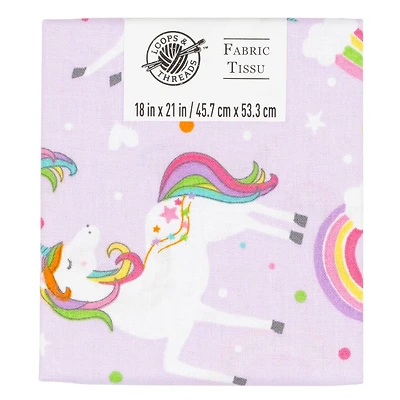 Unicorn Cotton Fabric by Loops & Threads™