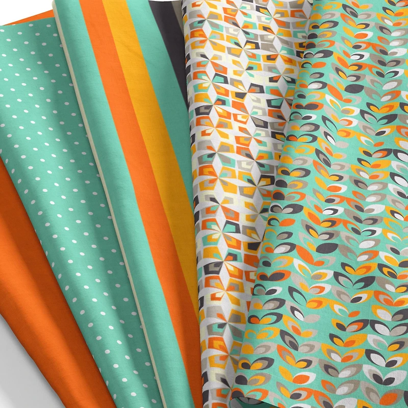 SINGER Retro Relaxed Cotton Fabric Bundle