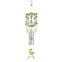 13" Green Hummingbird Wind Chimes