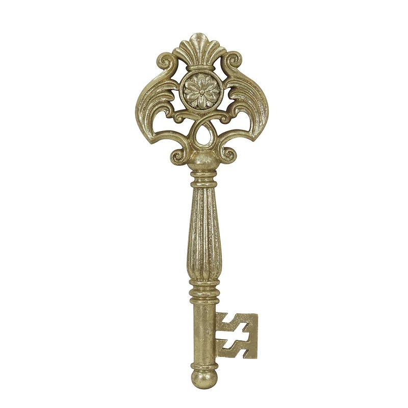 12.25" Antique Gold Key Wall Décor by Ashland®