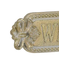 10" x 3" Gold Welcome Wall Décor by Ashland®