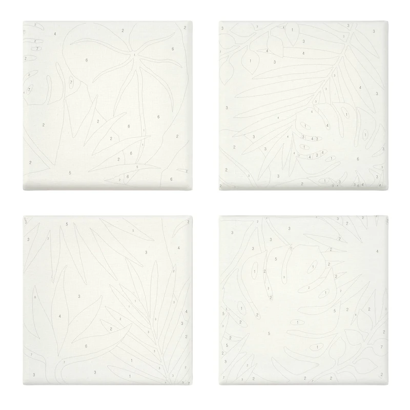 Foliage Paint-by-Number Gallery Mini Kit by Artist's Loft®