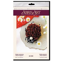 Abris Art Decoration Ladybug Bead Embroidery Kit