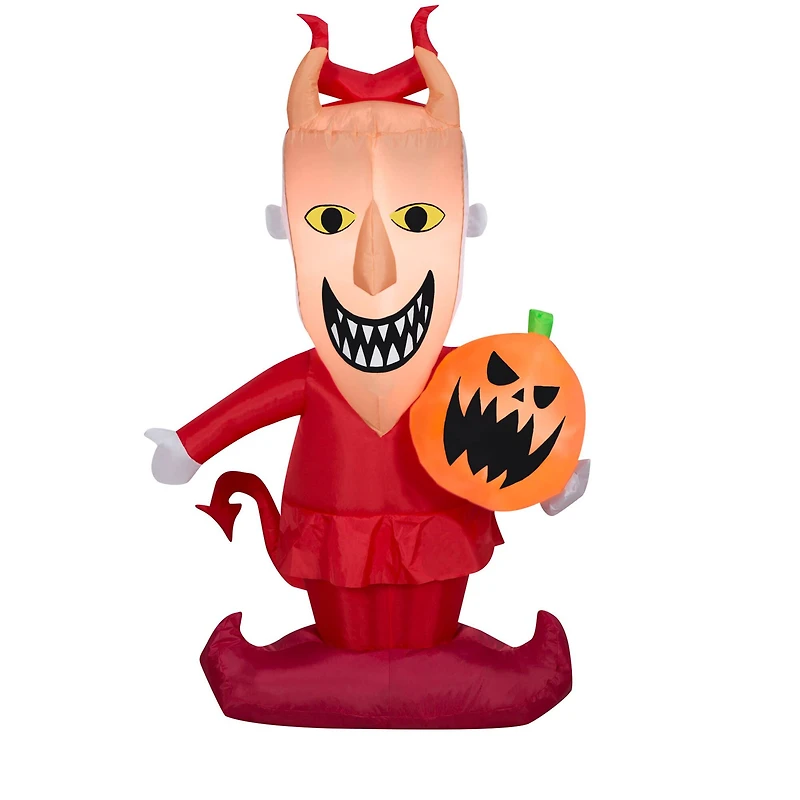 4ft. Airblown® Inflatable Halloween Lock with Jack-o'-Lantern