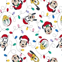 Disney® Mickey & Friends Christmas Lights Cotton Fabric 