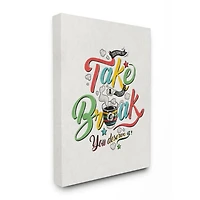 Stupell Industries Take A Break Comic Book Wall Accent