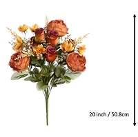 20" Orange Rose & Cosmo Mix Deluxe Bush by Ashland®