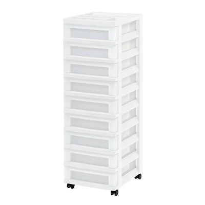 IRIS -Drawer Storage Cart With Organizer Top