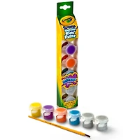 Crayola® Glitter Effects Washable Kids' Paint Pots, 12 Packs of 6