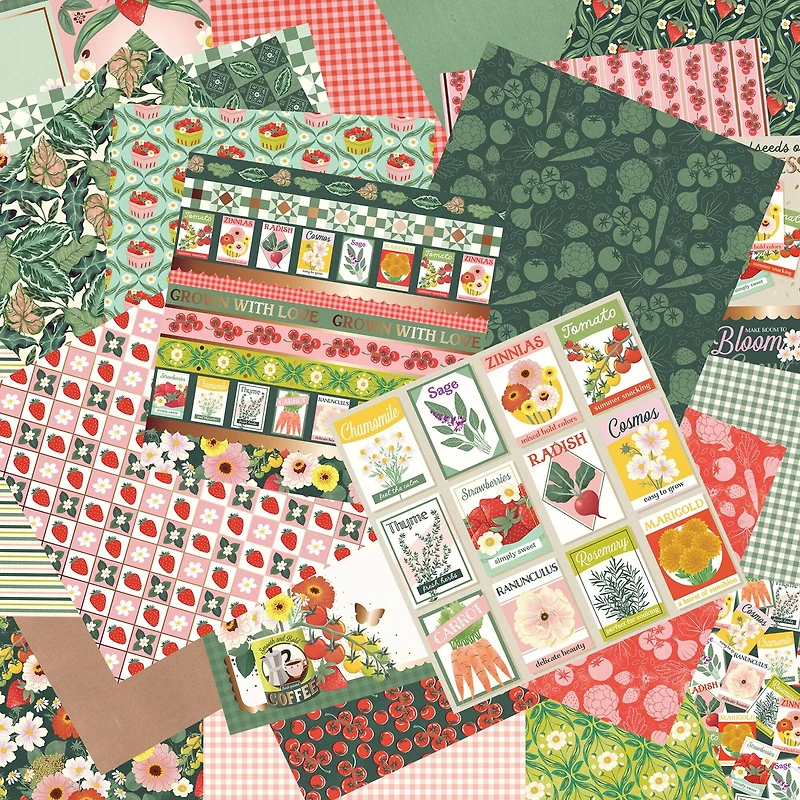 Craft Smith 12" x 12" Sprout & About Paper Pad, 48 Sheets