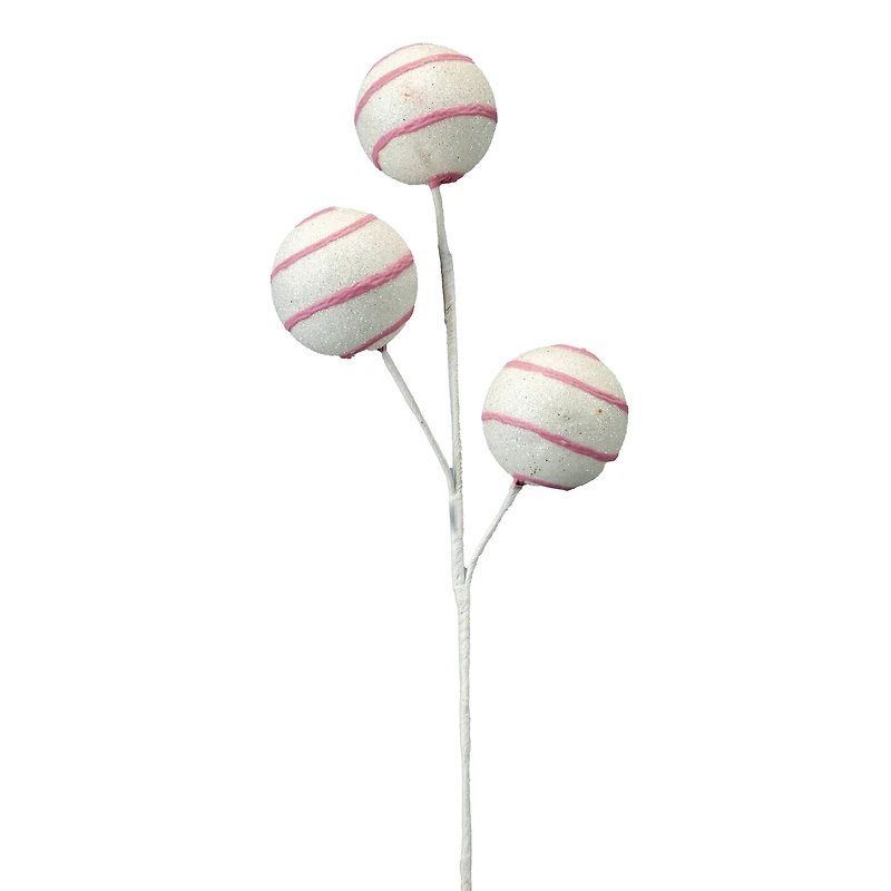 11.75" Pink Glitter Ball Pick by Ashland®
