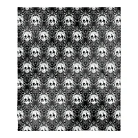 Sugar Skull Pattern 50" x 60" Sherpa Fleece Blanket