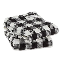 DII® Checker Washed Waffle Dish Towels
