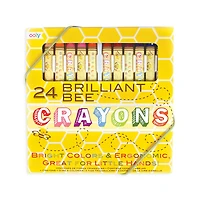 OOLY Brilliant Bee Crayons, 24ct.